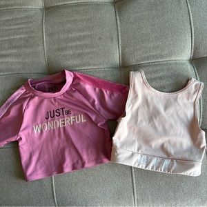 Zara kids - 2 workout tops size 8-9